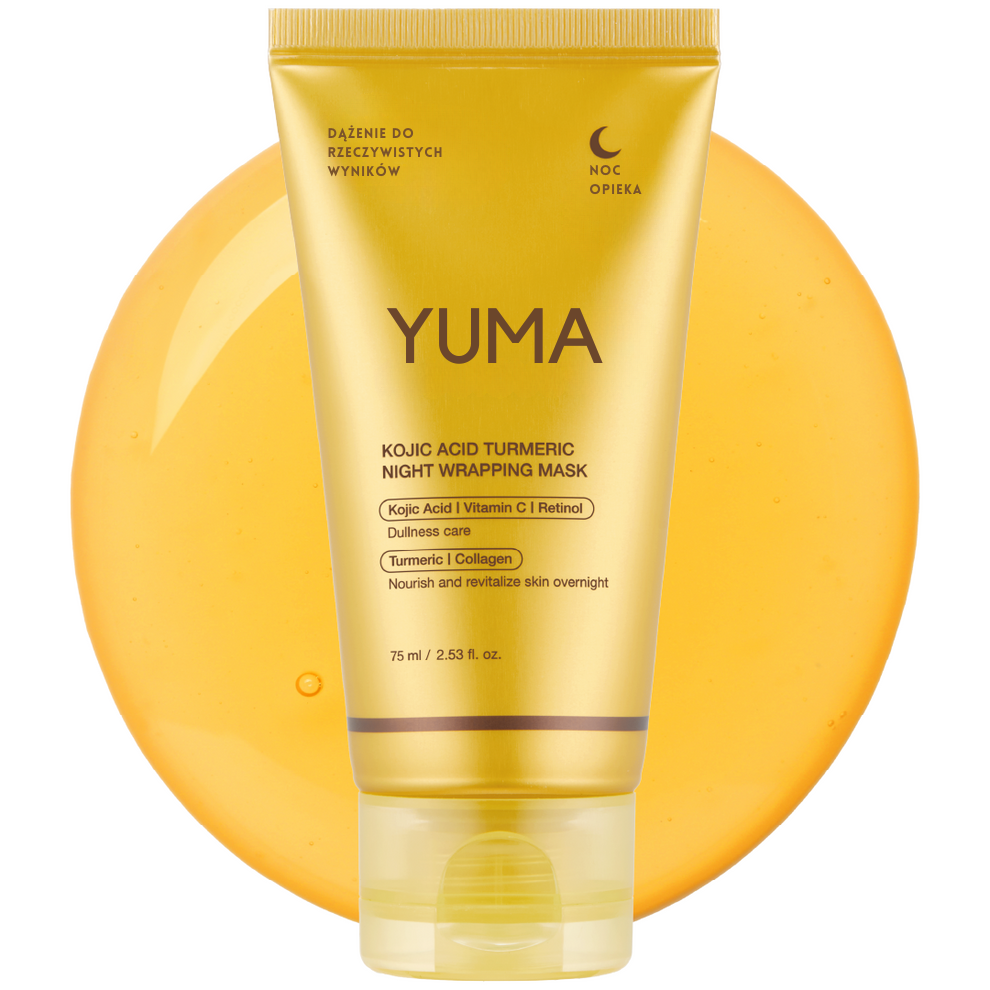Yuma Beauty - koreańska maska ​​z kurkumą i kolagenem